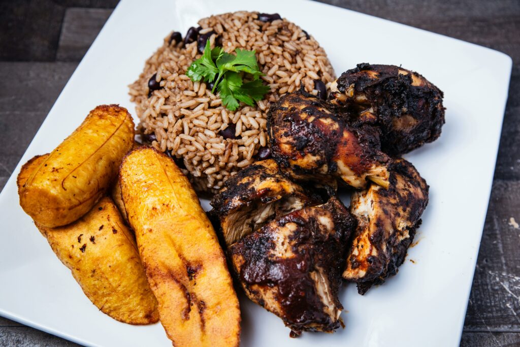 Rice and Peas als Beilage