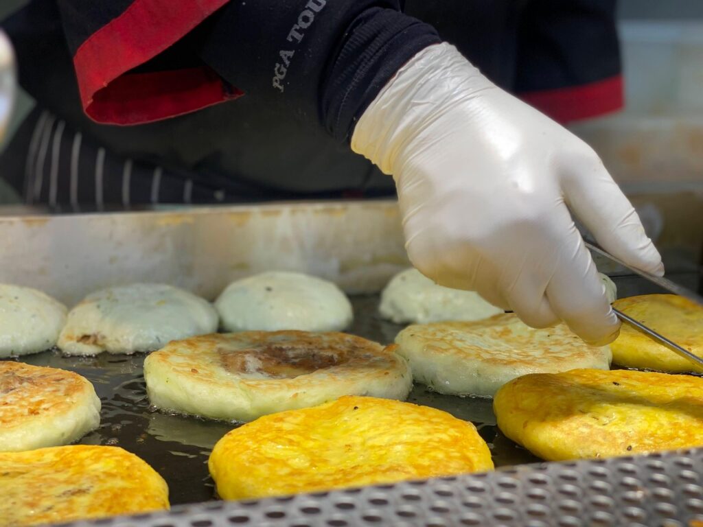 Hotteok Südkoreanische Pfannkuchen