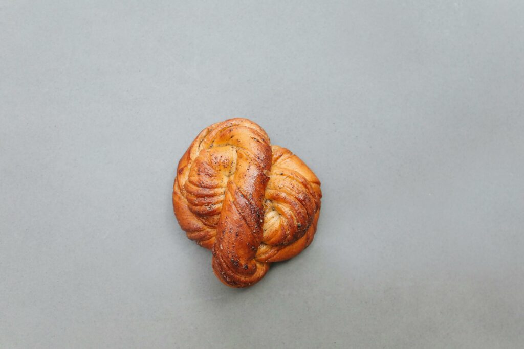 Knoten Zimtschnecke