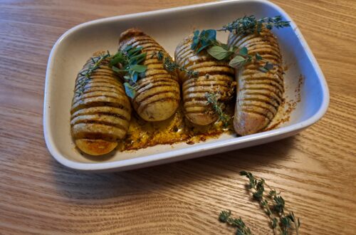 Hasselback-Kartoffeln Food'n'Bass.com