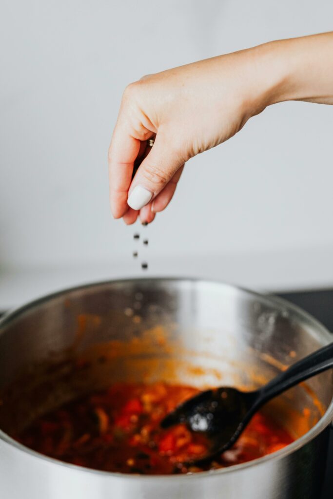 Sauce köcheln