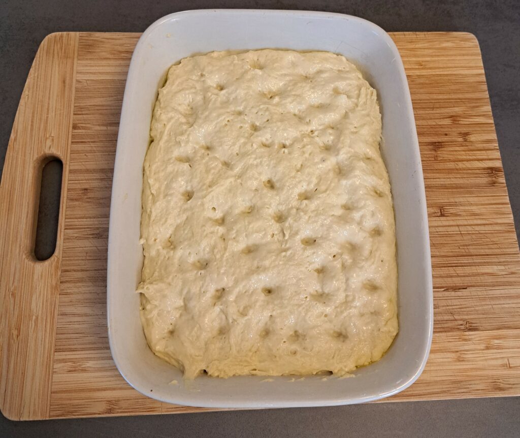 Focaccia mit Rosmarin - Teig 2