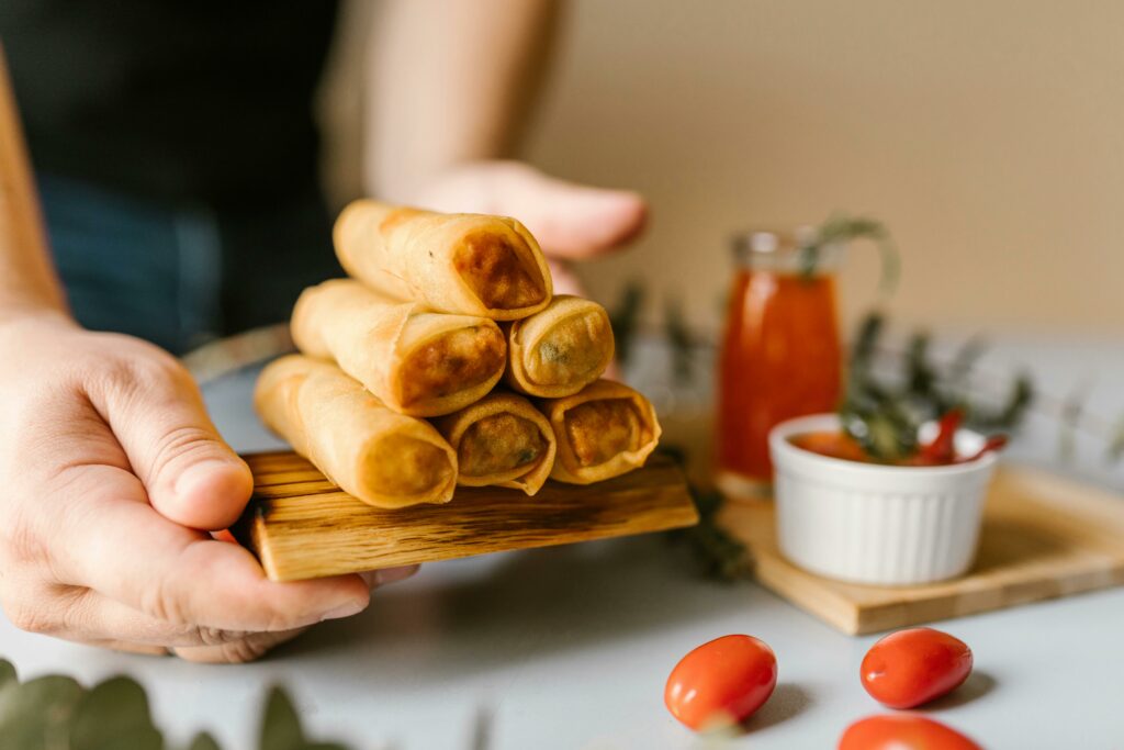 Frühlingsrollen -Wann werden Sie gegessen