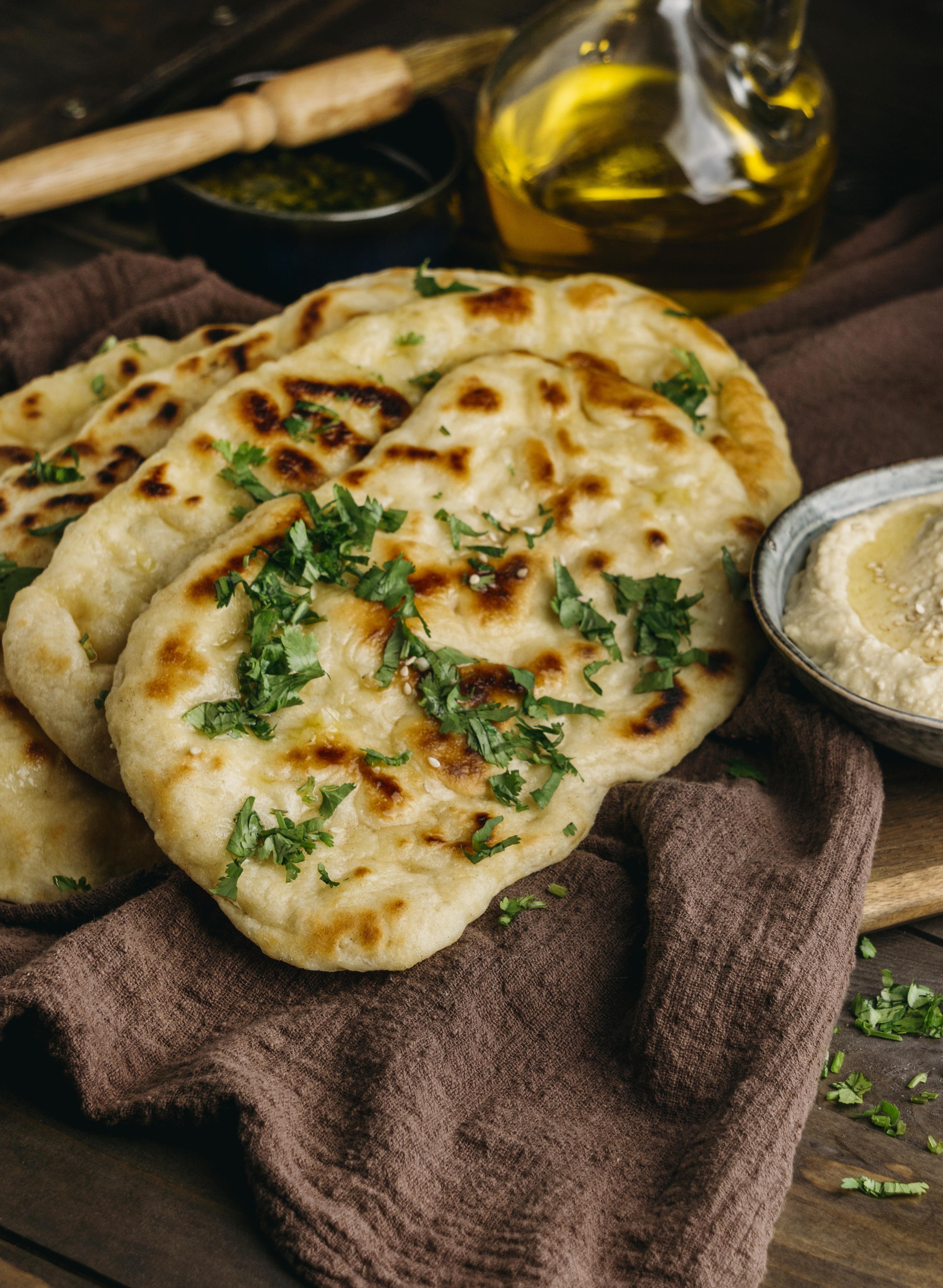 Cheese Naan Brot