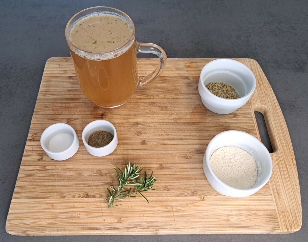 Australische Lammkoteletts mit Rosmarinsauce - Zubereitung Sauce