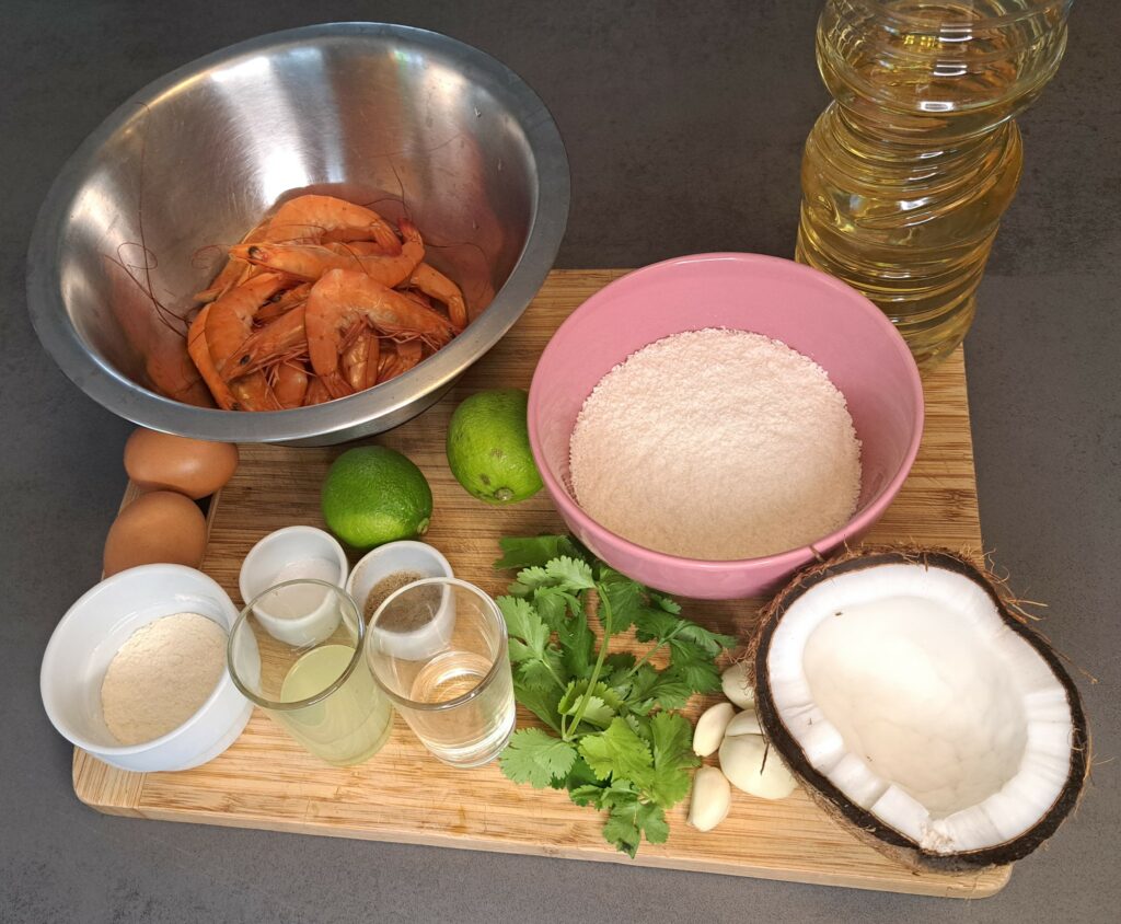 Jamaika-Kokos-Garnelen - Zutaten