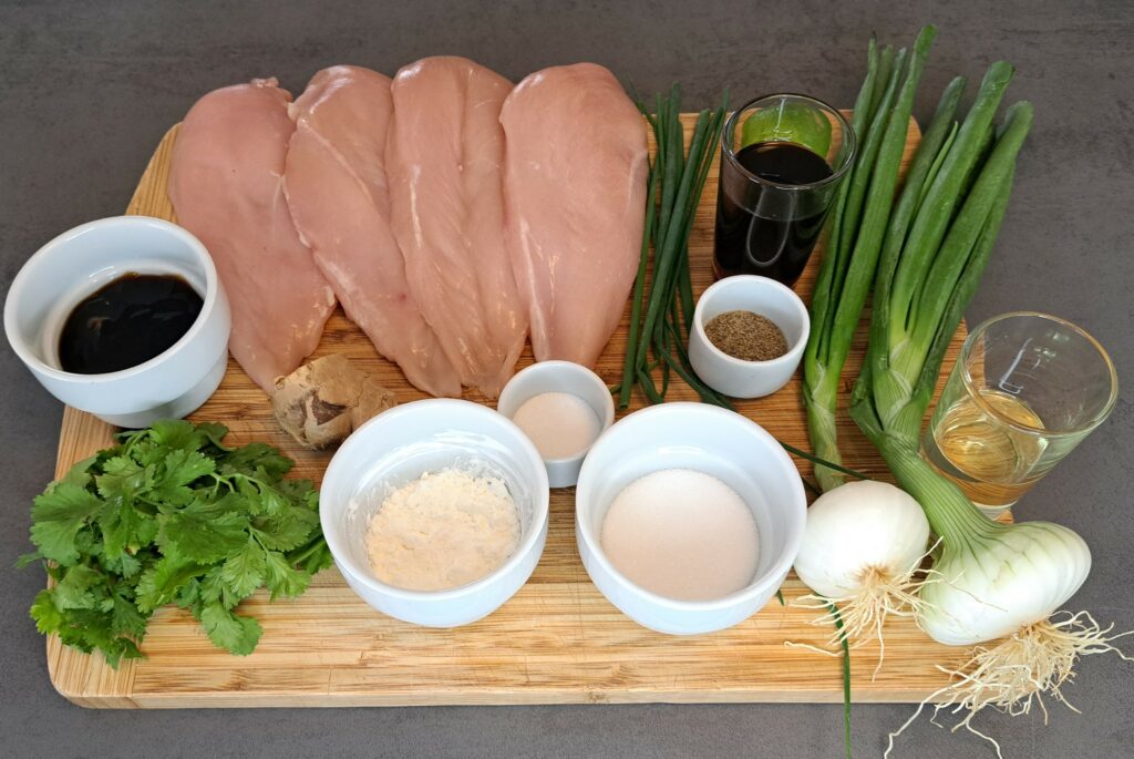 Gà Kho Gừng – Huhn mit Ingwer - Zutaten