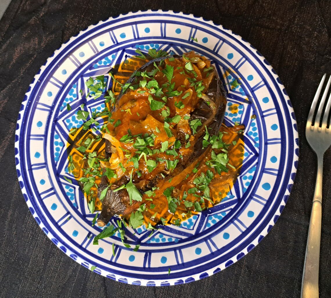 Imam Bayildi - Türkische gefüllte Aubergine - Rezept