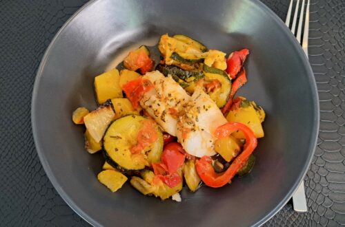 Pesce al Forno con Verdure – Ofenfisch mit mediterranem Gemüse - Rezept