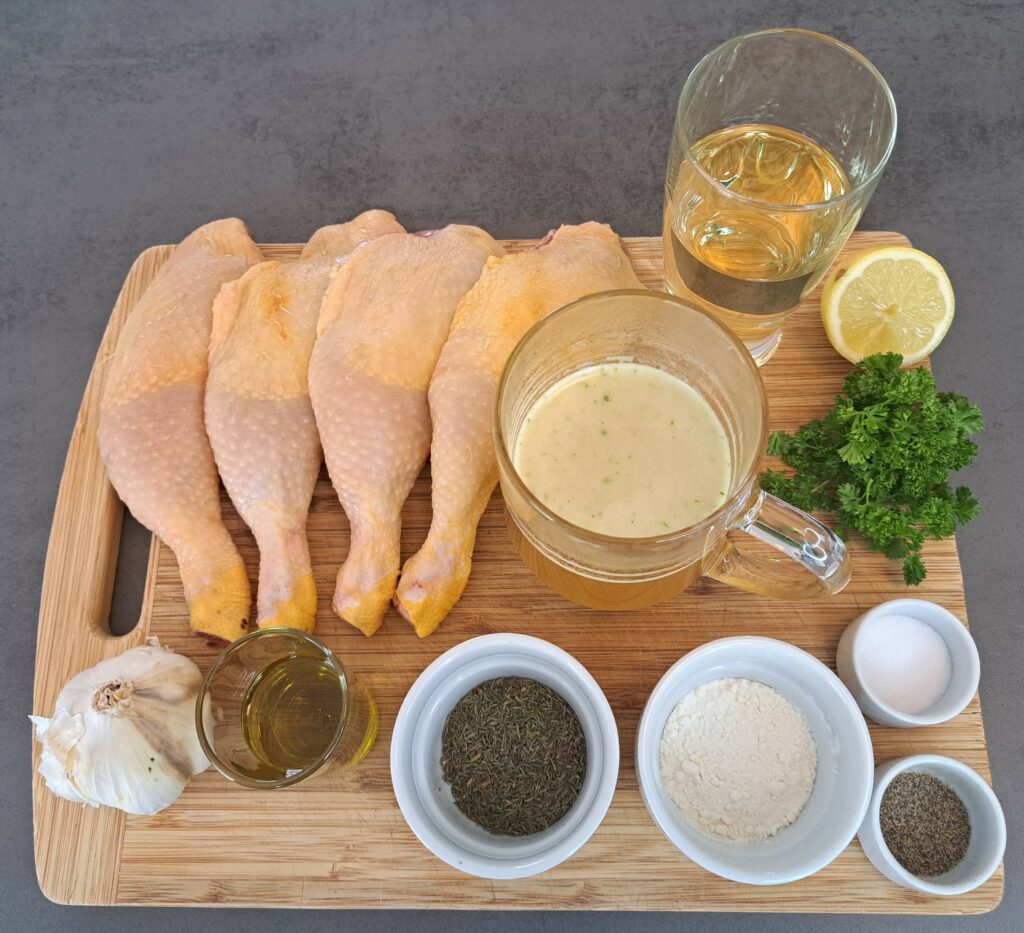 Pollo al Ajillo – Spanisches Knoblauchhuhn - Zutaten