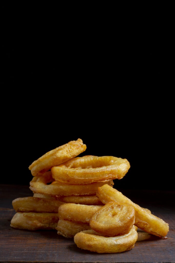 Frittiertes Obst