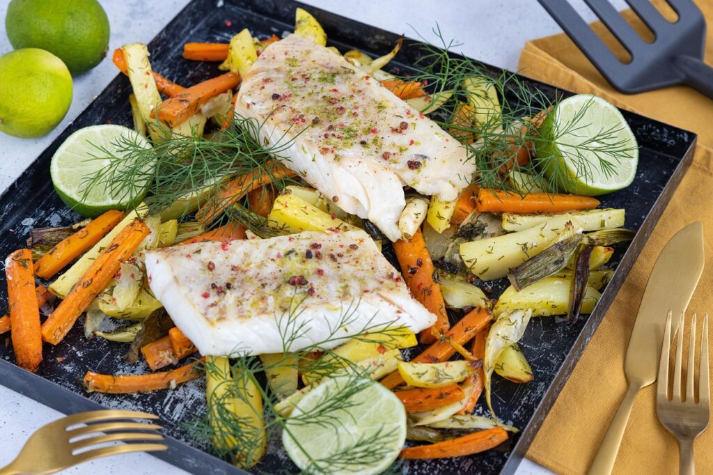 Fisch mit Gemüse