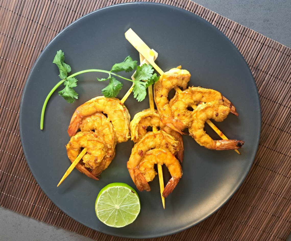 Thailändische Garnelenspieße - Rezept