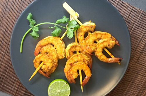 Thailändische Garnelenspieße - Rezept