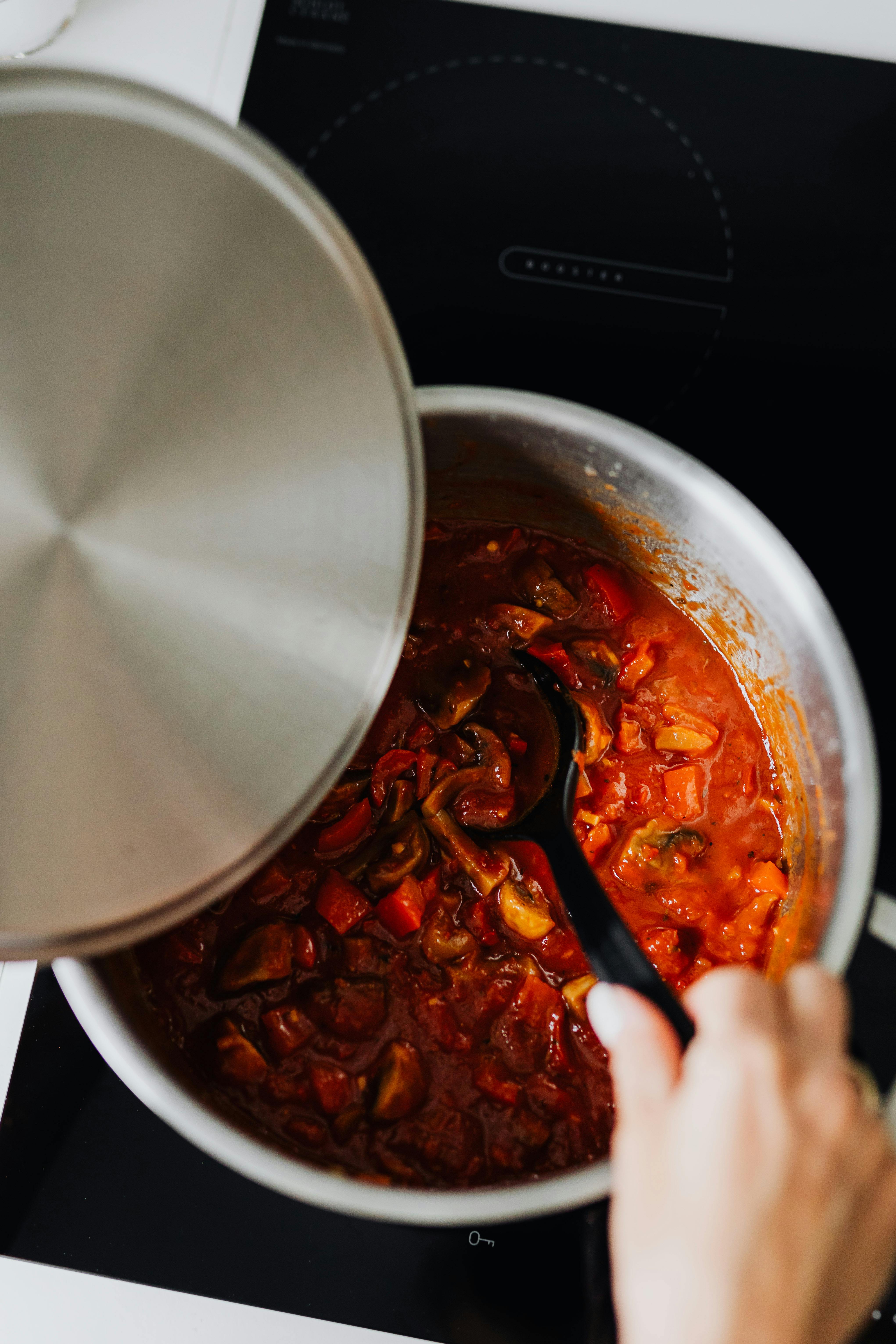 Tomaten und Paprika Eintopf