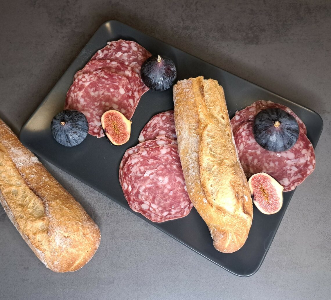 Salami con i fichi – Salami mit frischen Feigen - Rezept