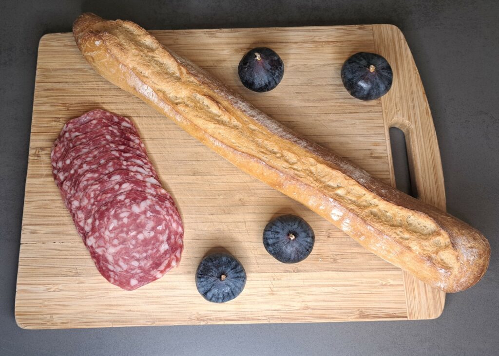 Salami con i fichi – Salami mit frischen Feigen - Zutaten