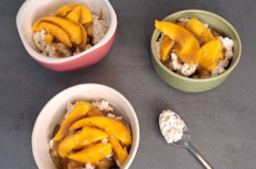 Kokosmilchreis mit Mango und Karamelsauce-rezept