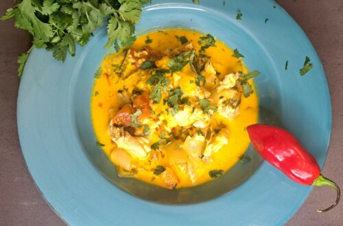 Moqueca Baiana – Brasilianischer Fischeintopf mit Kokosnussmilch - Rezept