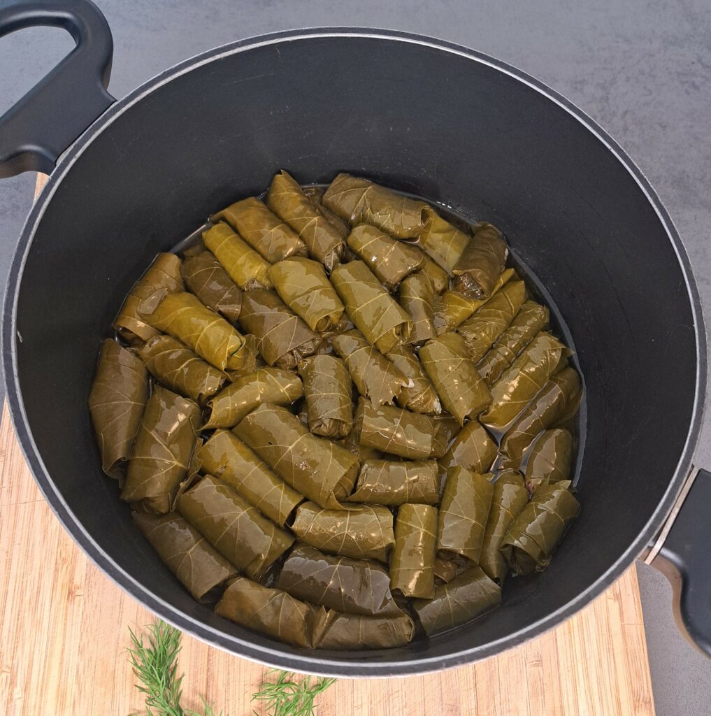 Weinblätter-vorbereiten