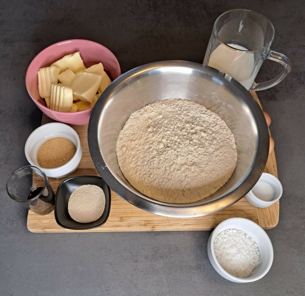 Gaufre Liégeoise – Lütticher Waffeln-Zutaten