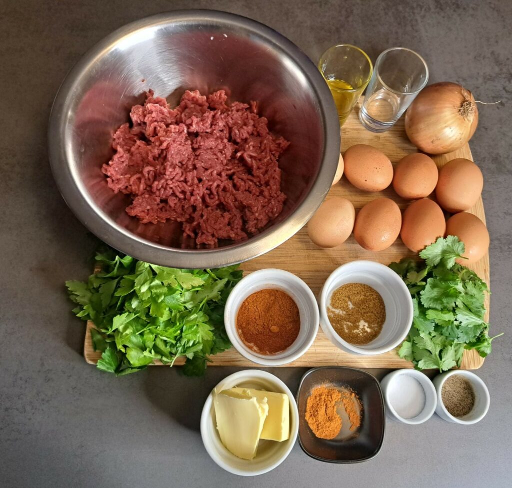 Kefta bel Bayd – Marokkanische Hackfleischbällchen-zutaten