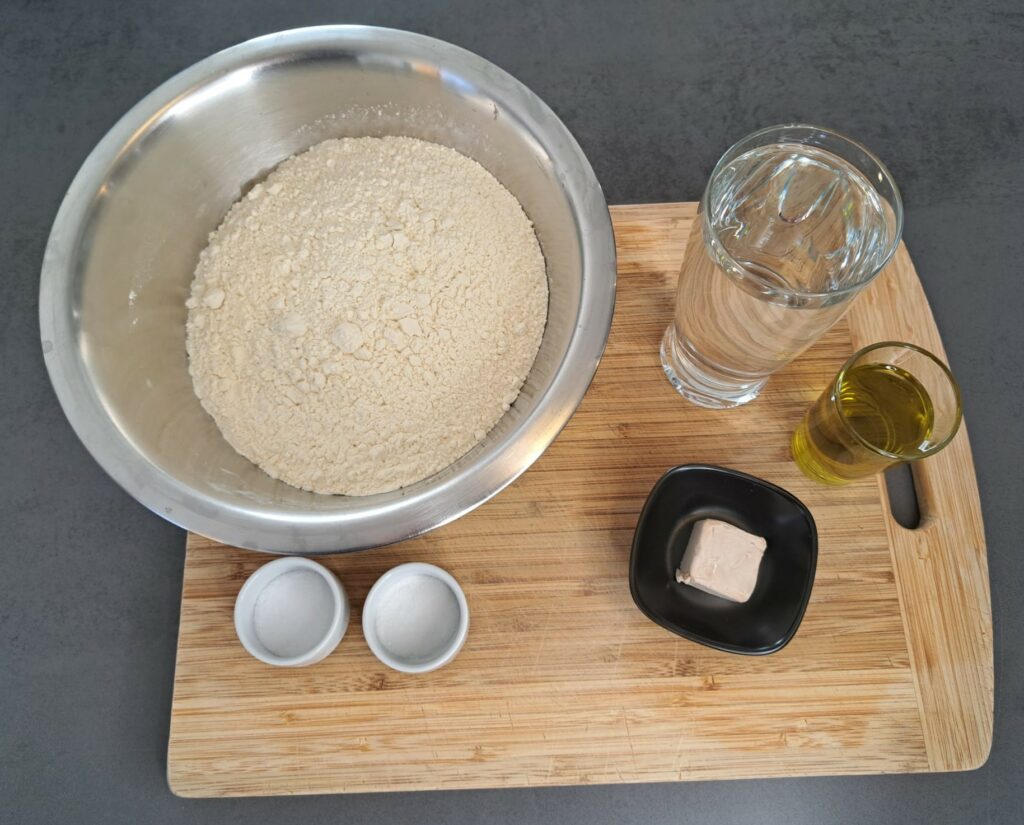 Pizzateig-Zutaten