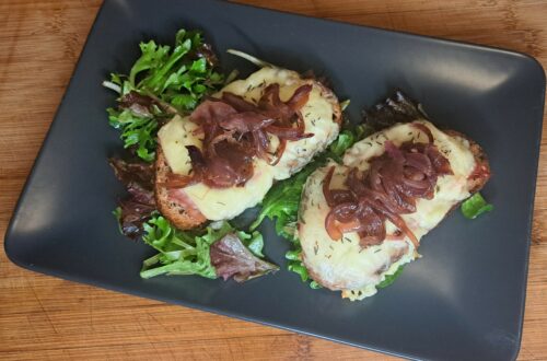 Raclette-Brötli-mit-Zwiebeltopping-rezept