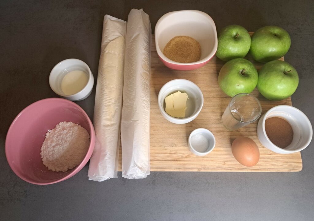 Apple Turnovers – Amerikanische Apfeltaschen aus Blätterteig-zutaten