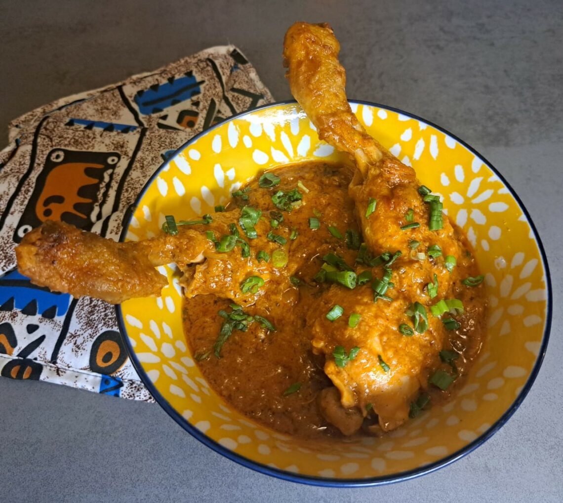 Poulet à la Moambe – Kongolesisches Hähnchen in Erdnusssauce-rezept
