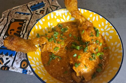 Poulet à la Moambe – Kongolesisches Hähnchen in Erdnusssauce-rezept