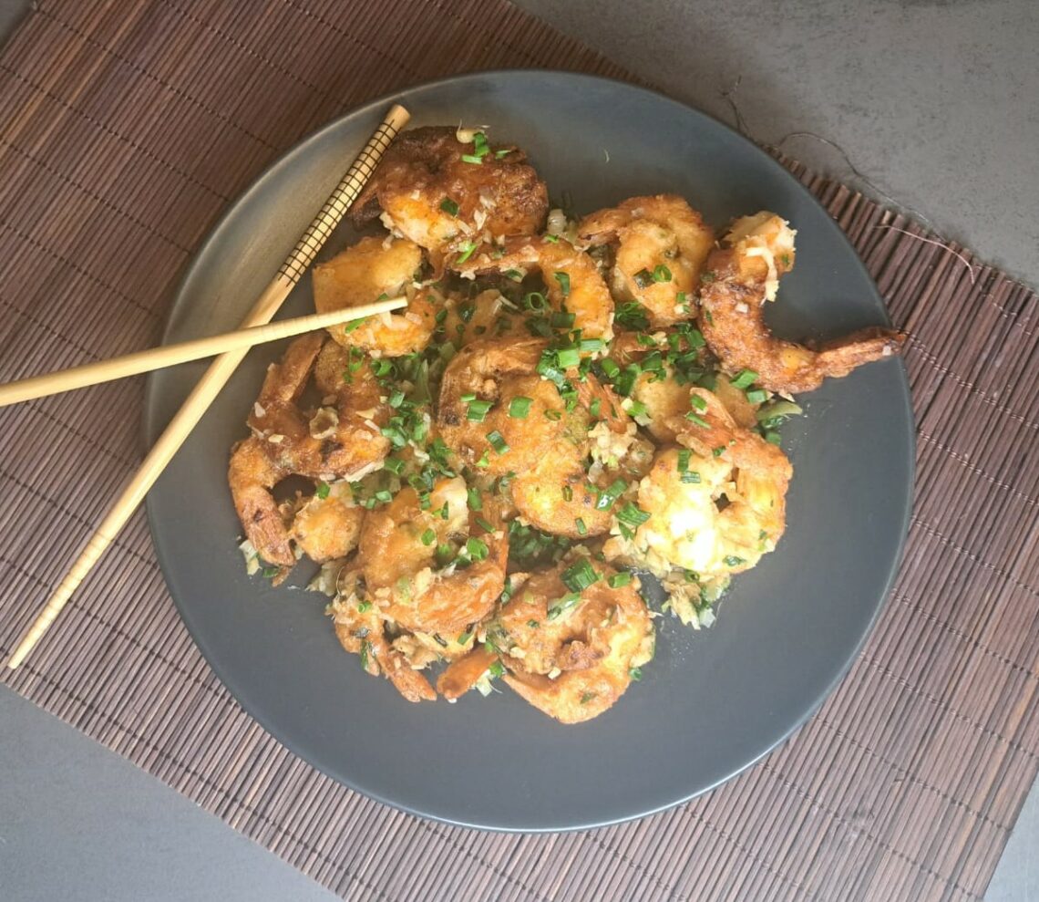 Taiwanese Gambas – Garnelen mit Knoblauch & Ingwer-rezept