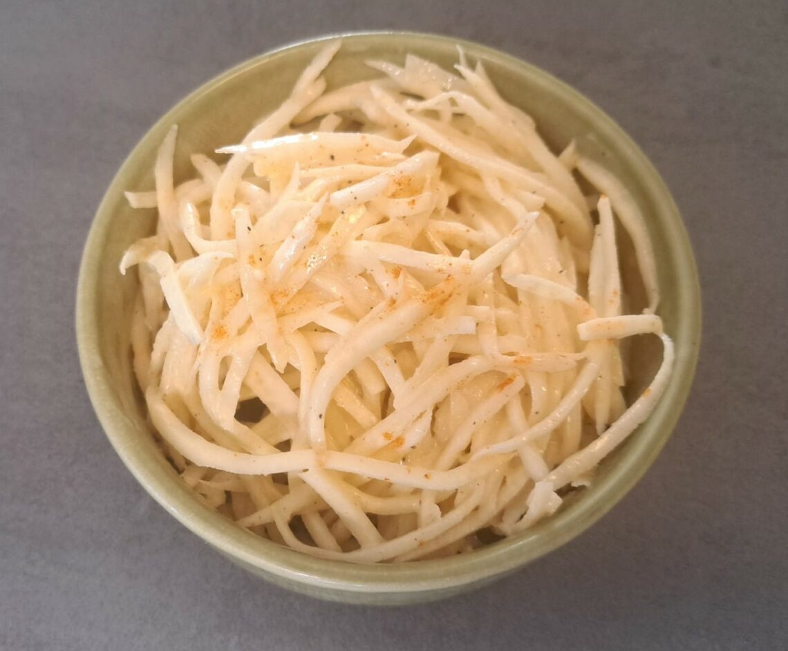 Céleri-rave rémoulade – Französischer Selleriesalat-rezept